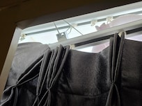 Broken curtain