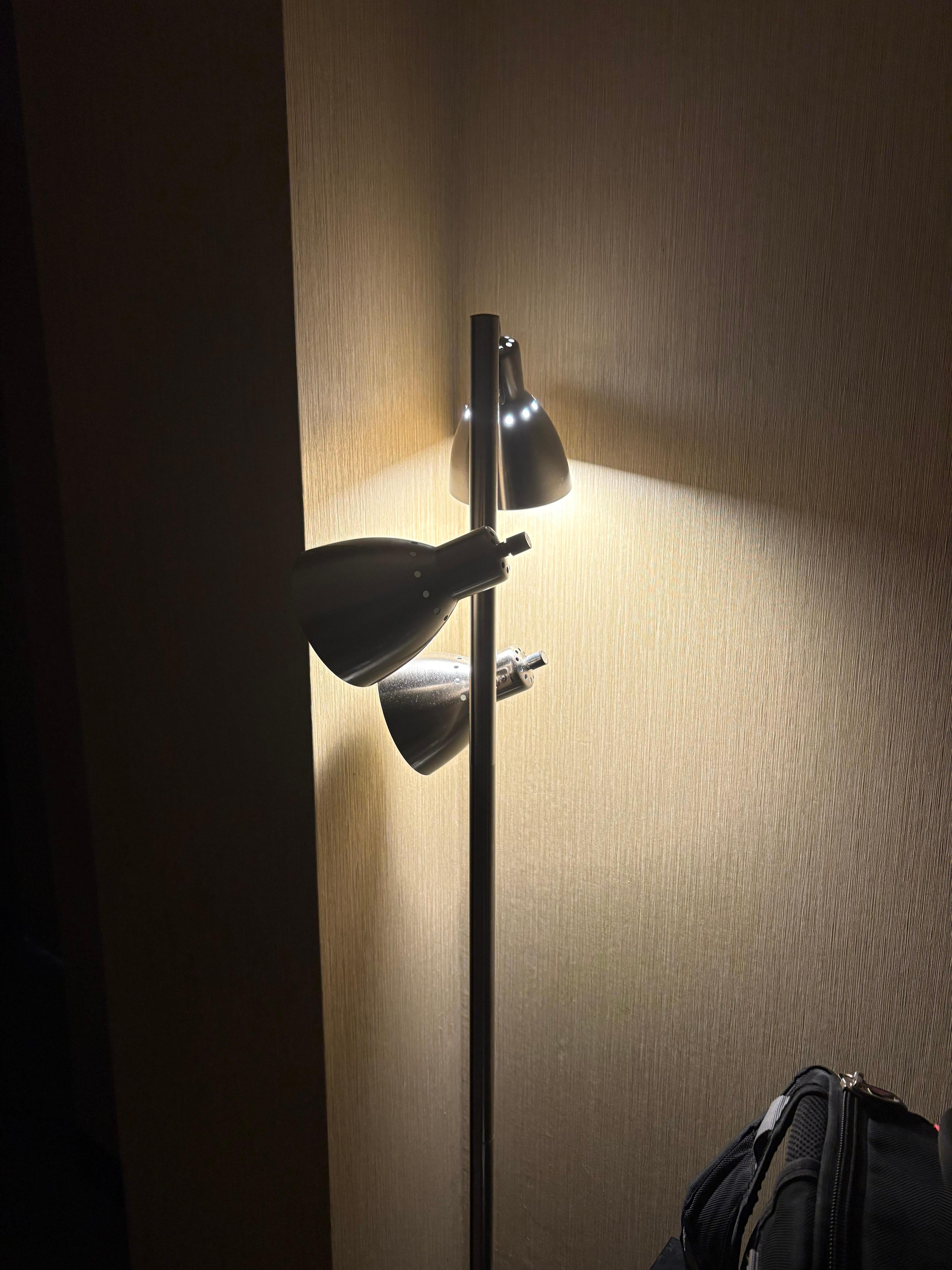Only light in the room makes it hard to see the grime