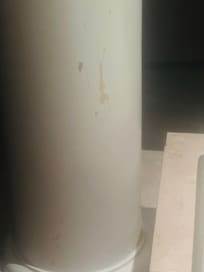this was just some of the small spots around the tub that were missed