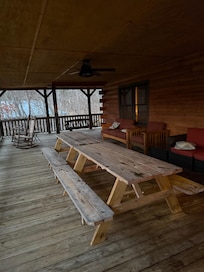 Back deck - upper level
