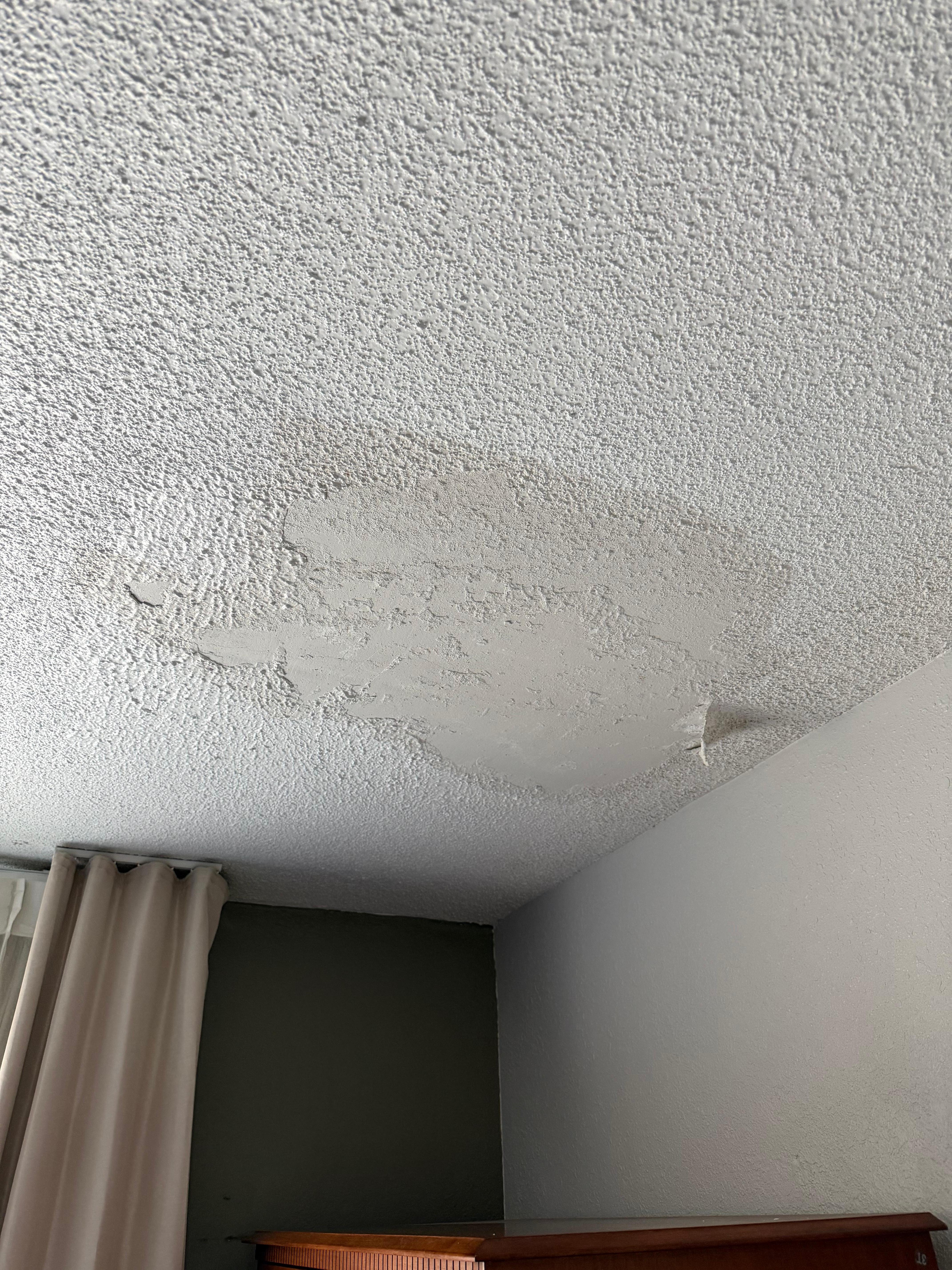 Several stains on the ceiling 