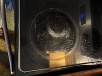 Damaged stove top