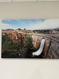 Love this massive photo in the lobby of Quanah Parker Dam