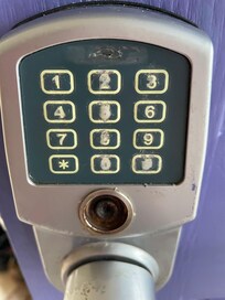 Unusable front door entry lock