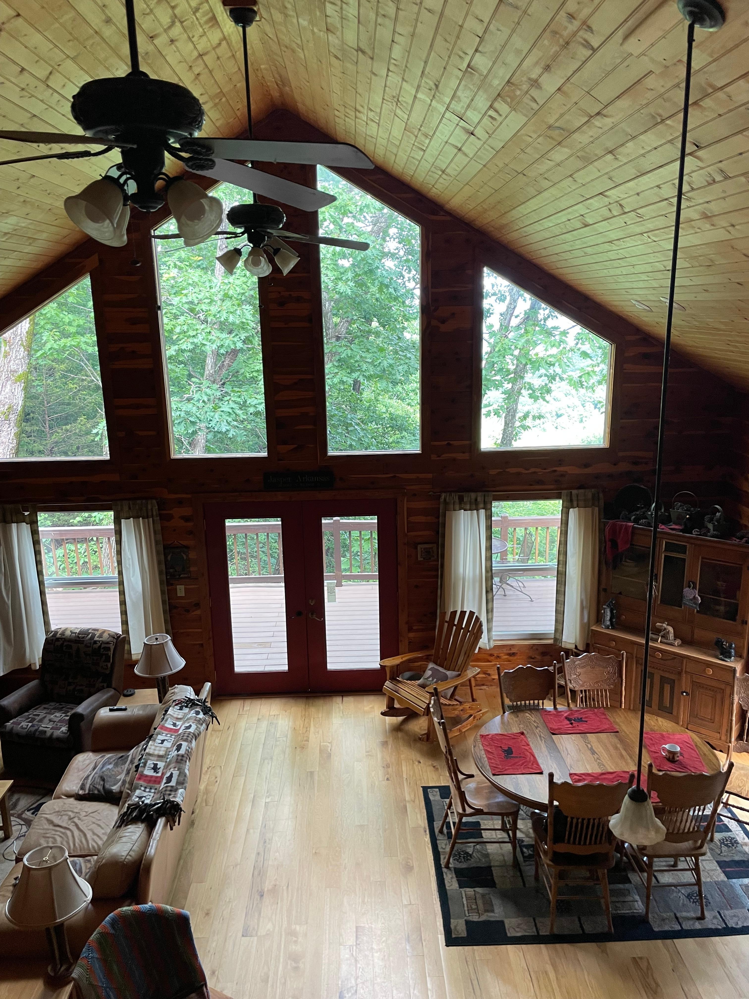 From the loft bedroom 