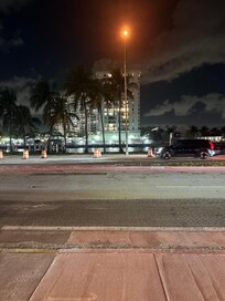 Right in front of the hotel