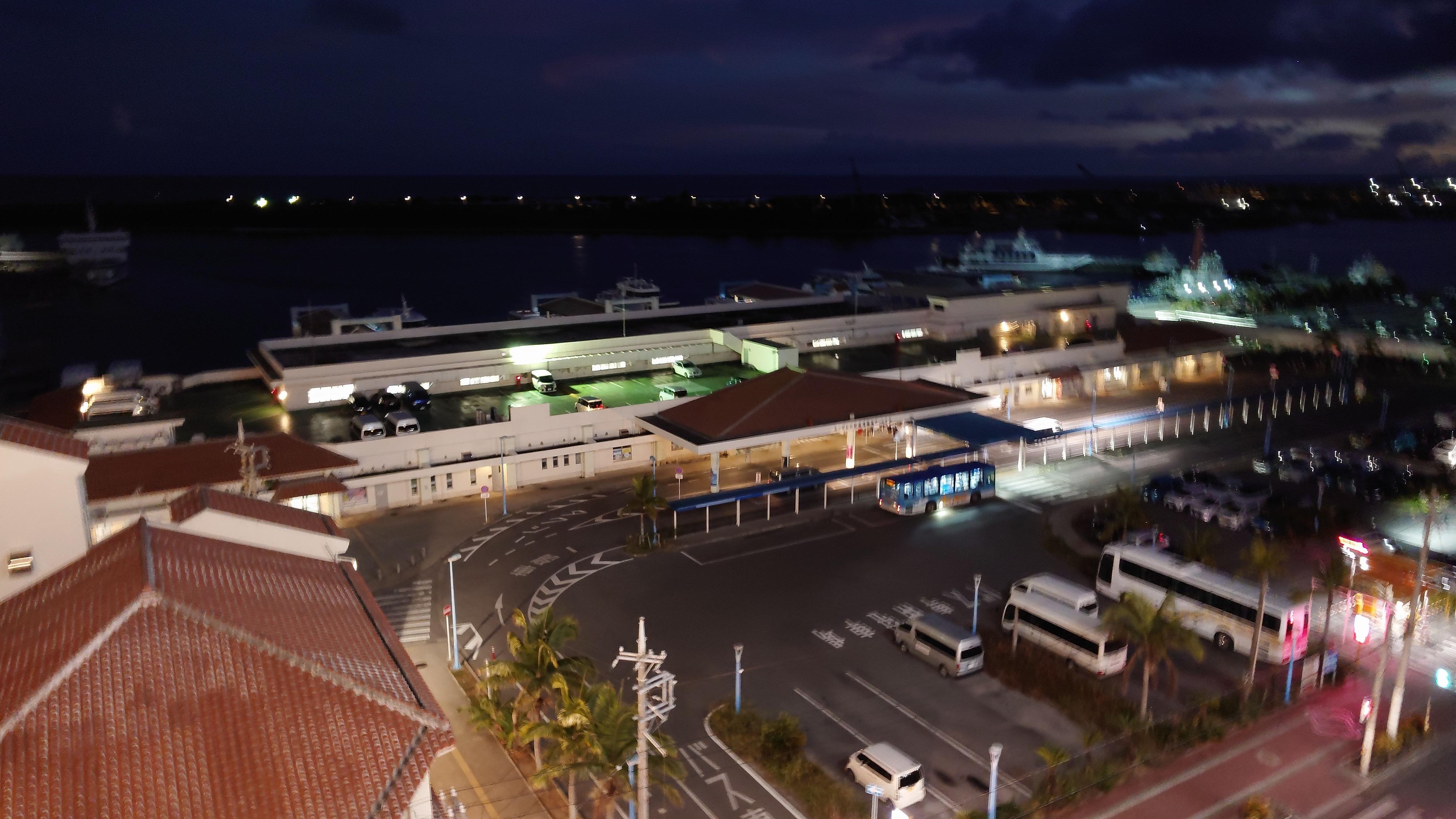 夜の客室からの眺め