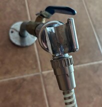 Broken shower base (left side)