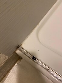 Dirty all over the bathroom and bedroom