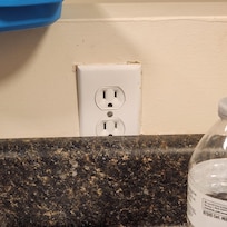 Every outlet was crooked