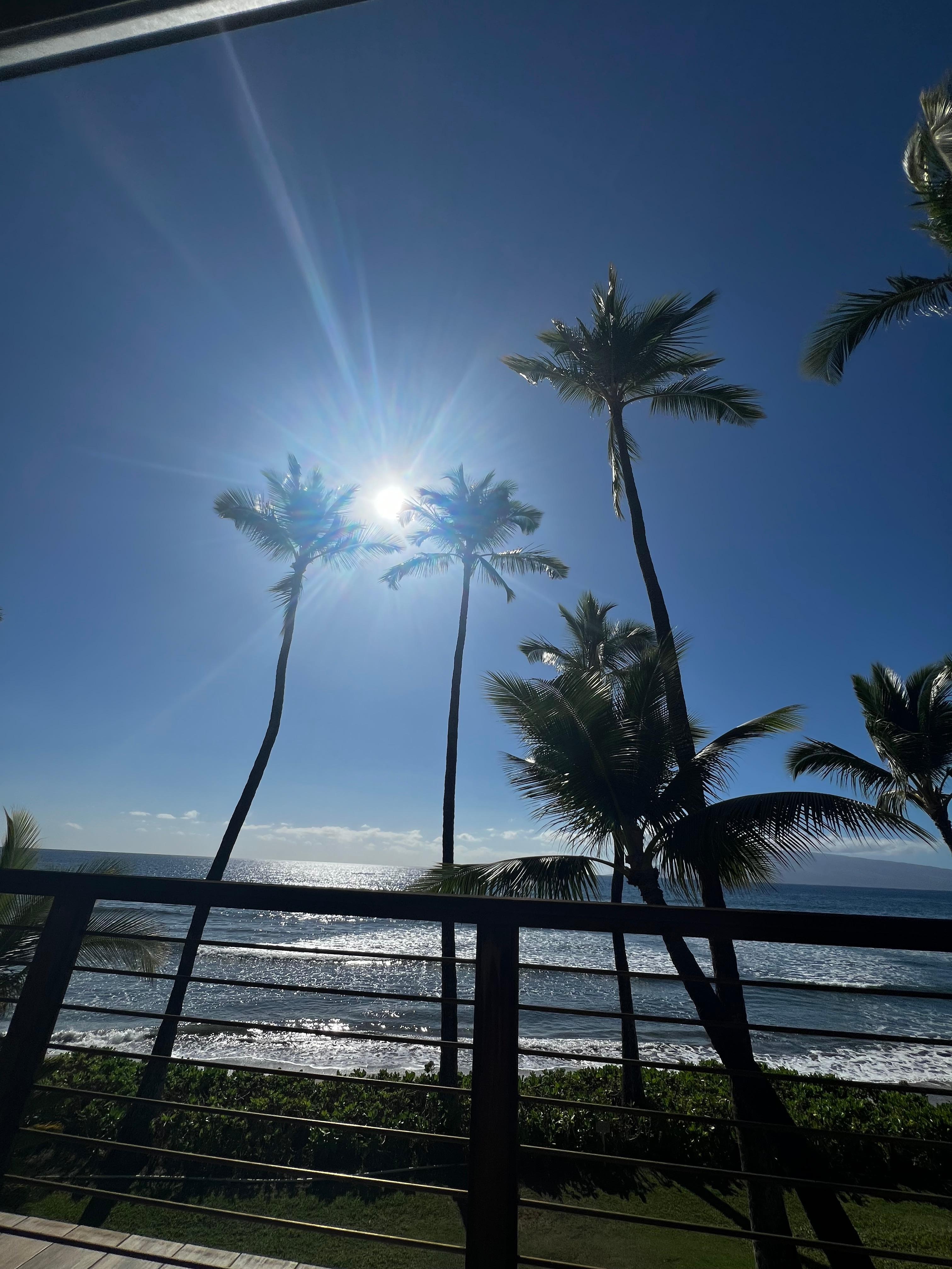 From the main bedroom balcony