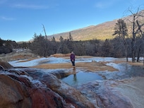 Hot springs along 550 headed from city to lodging