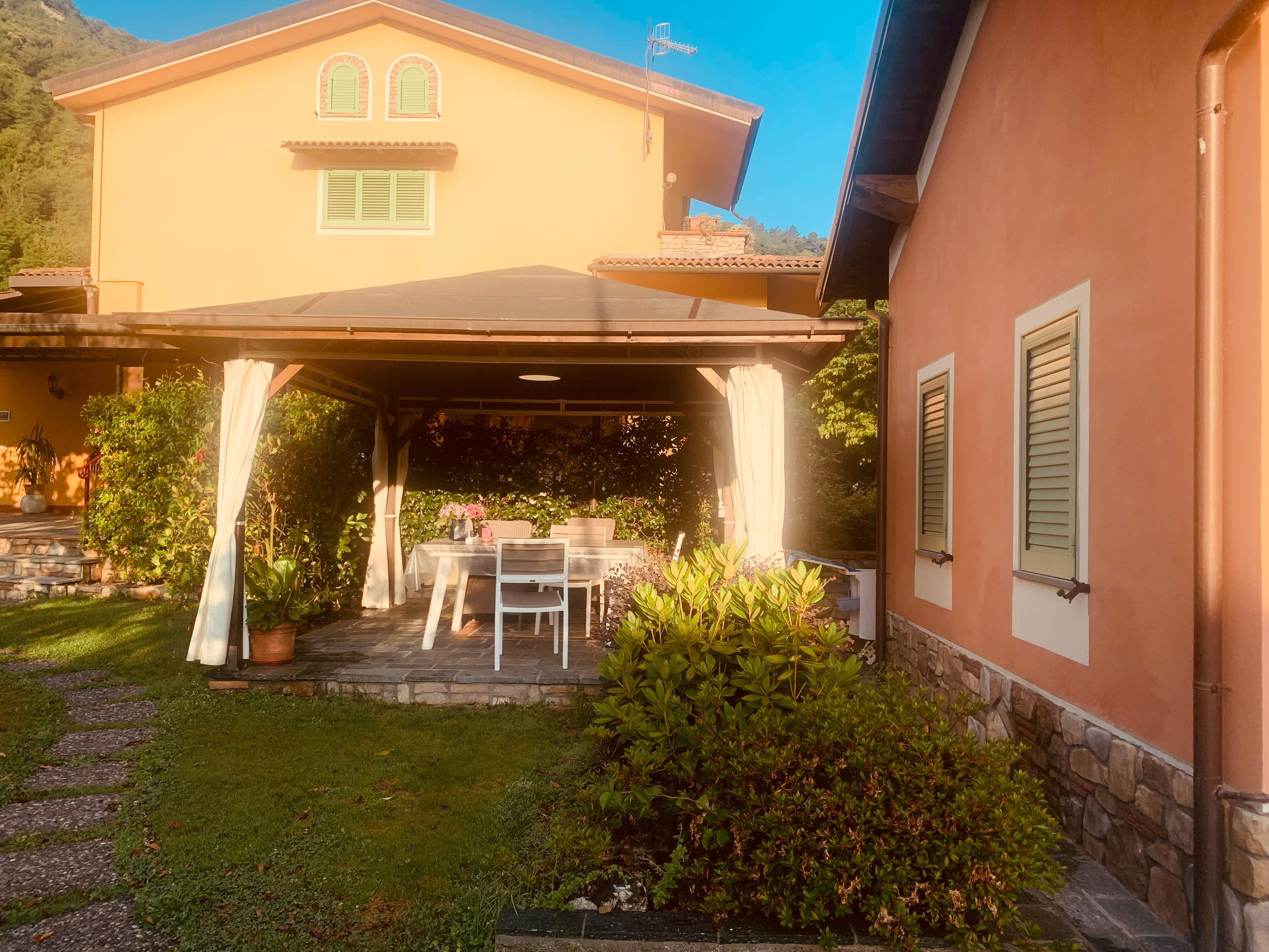 Our leafy patio