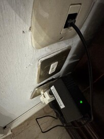 Sockets detaching from the wall