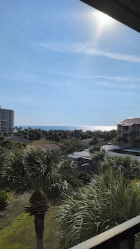Daytime view from the balcony