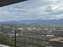 Watching the storm come in.