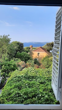 Blick aus dem Schlafzimmer