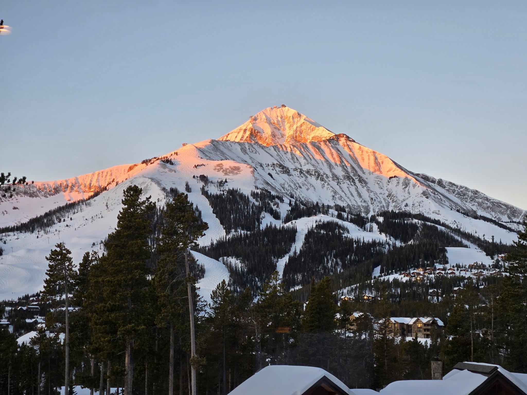 Sunrise photo from balcony