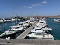 The marina at Caleta de Fuste