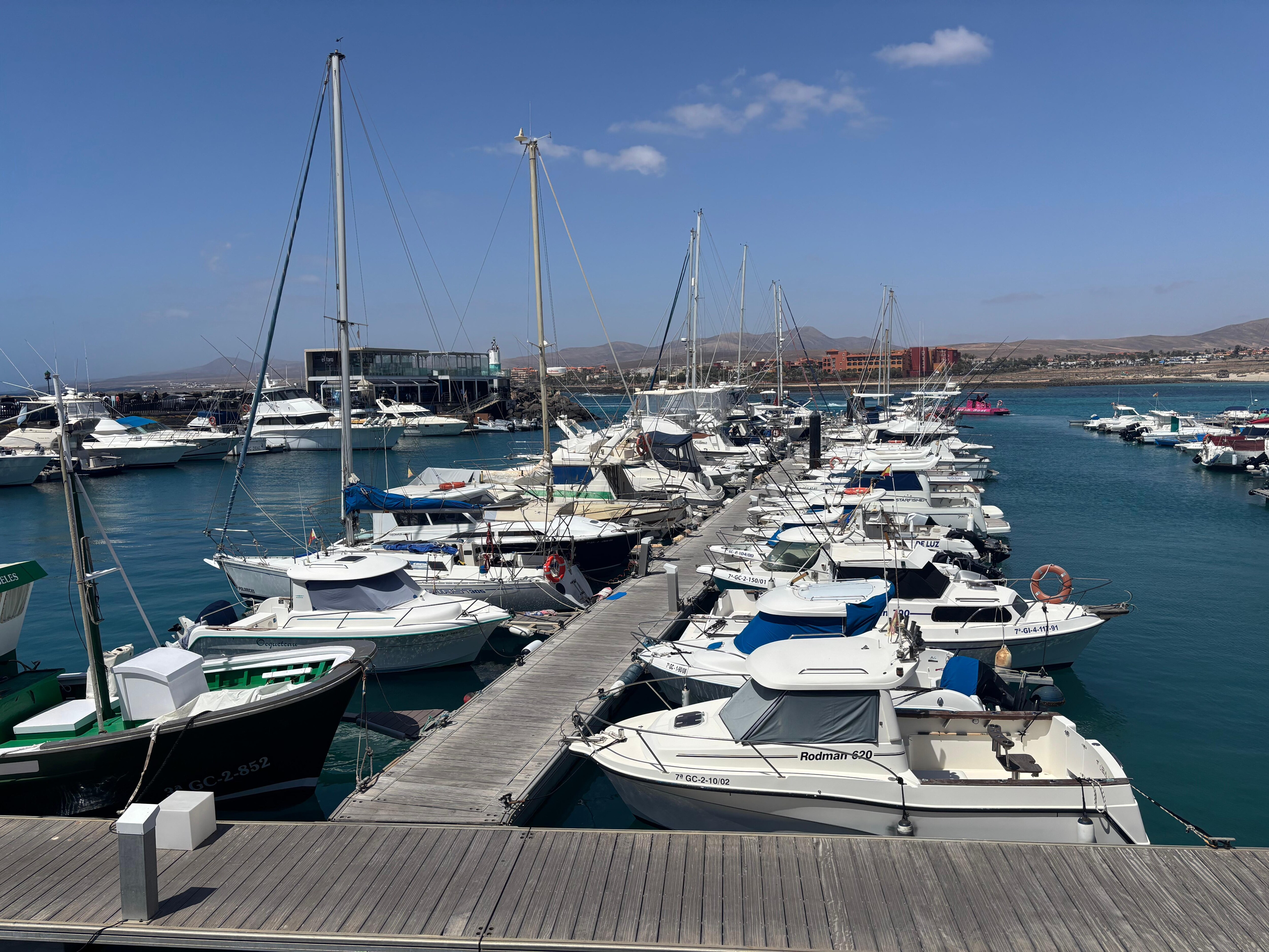 The marina at Caleta de Fuste