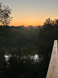 Sunrise from the deck