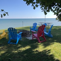 Fire pit or just enjoying some shade