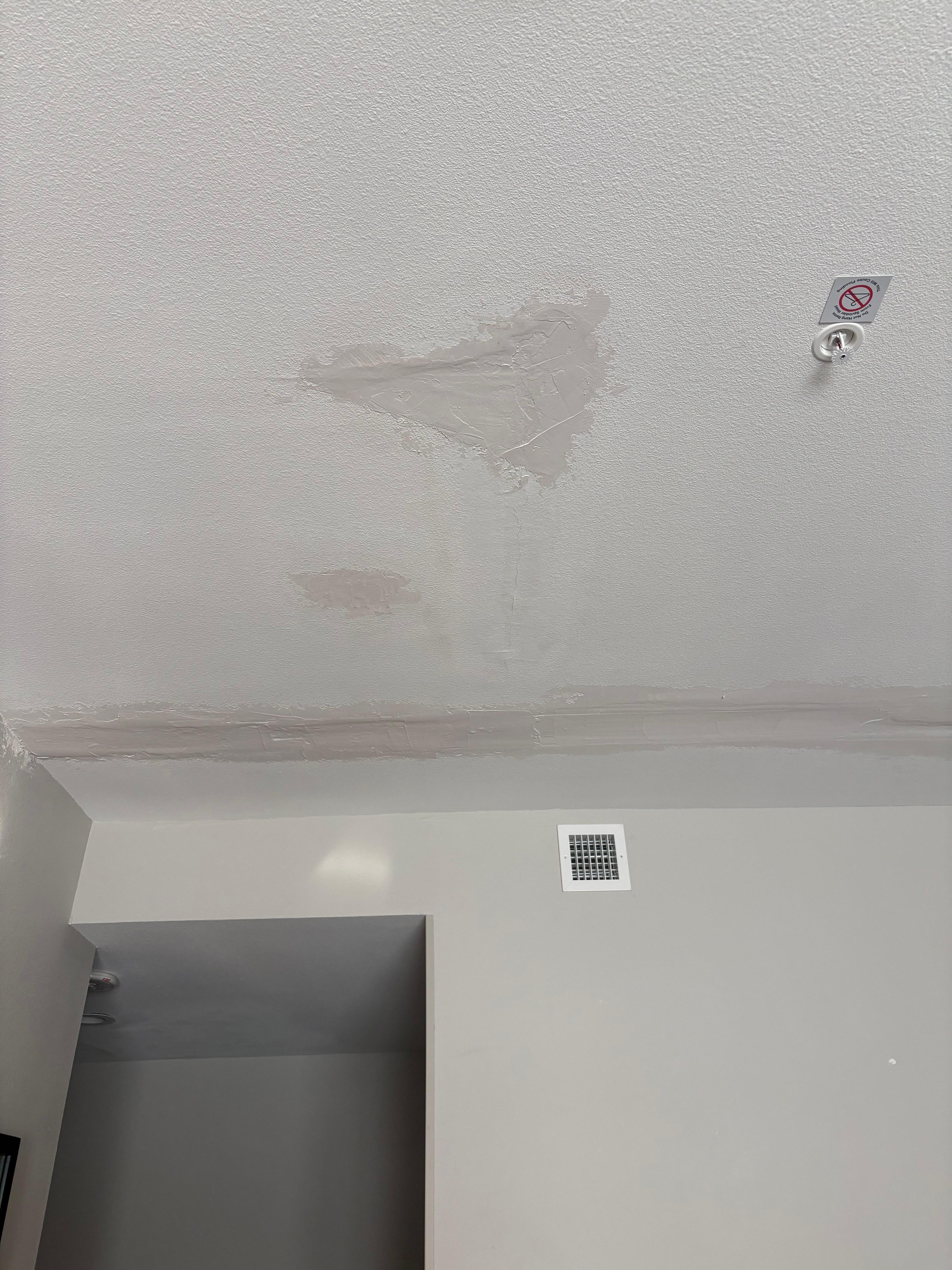 Ceiling in my room under construction.