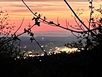 Sunset taken from back porch.