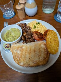 My last breakfast, had some replacements as I didn't want any of the bacon or sausages.