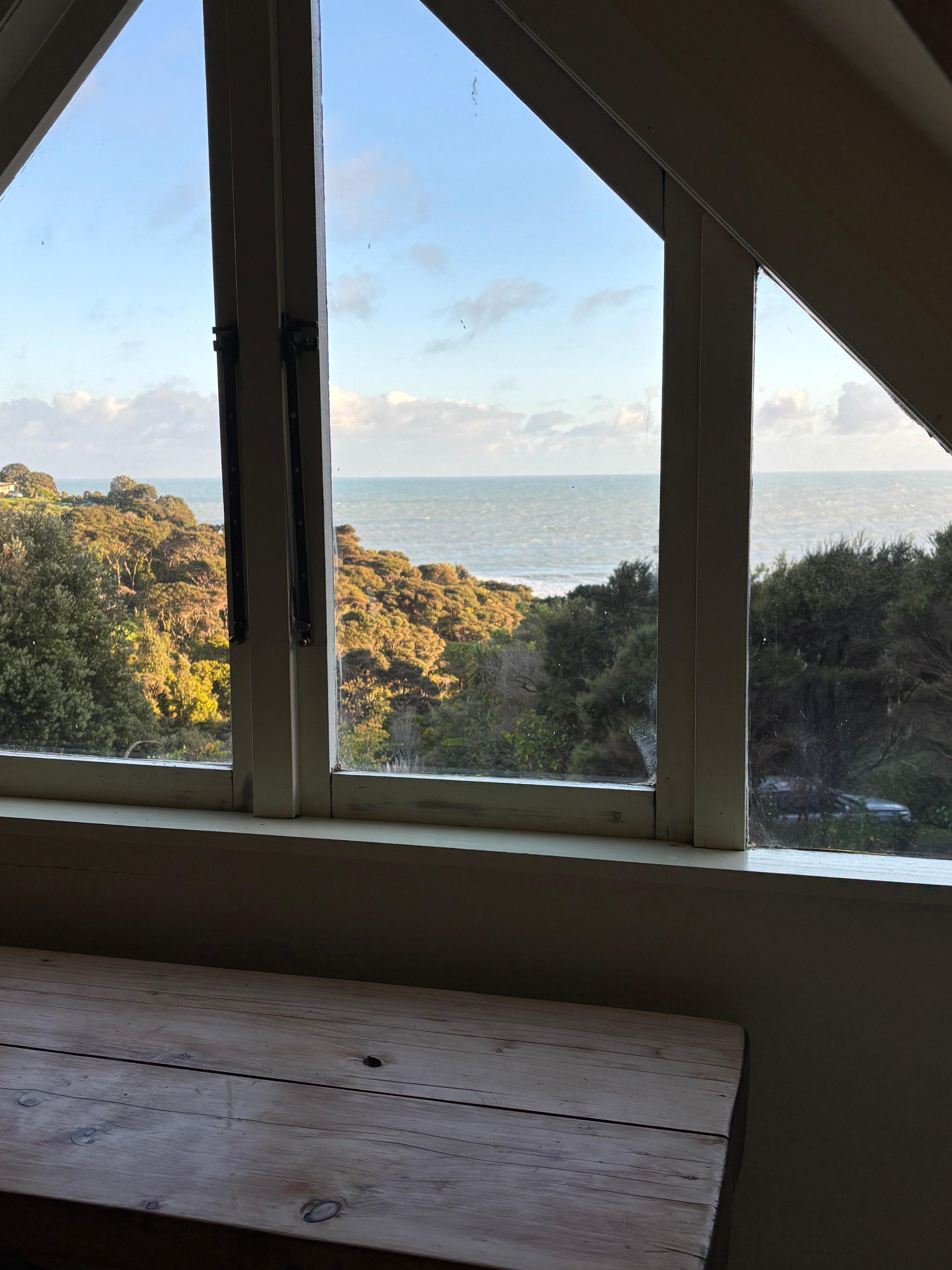 Taken from the upstairs bedroom 