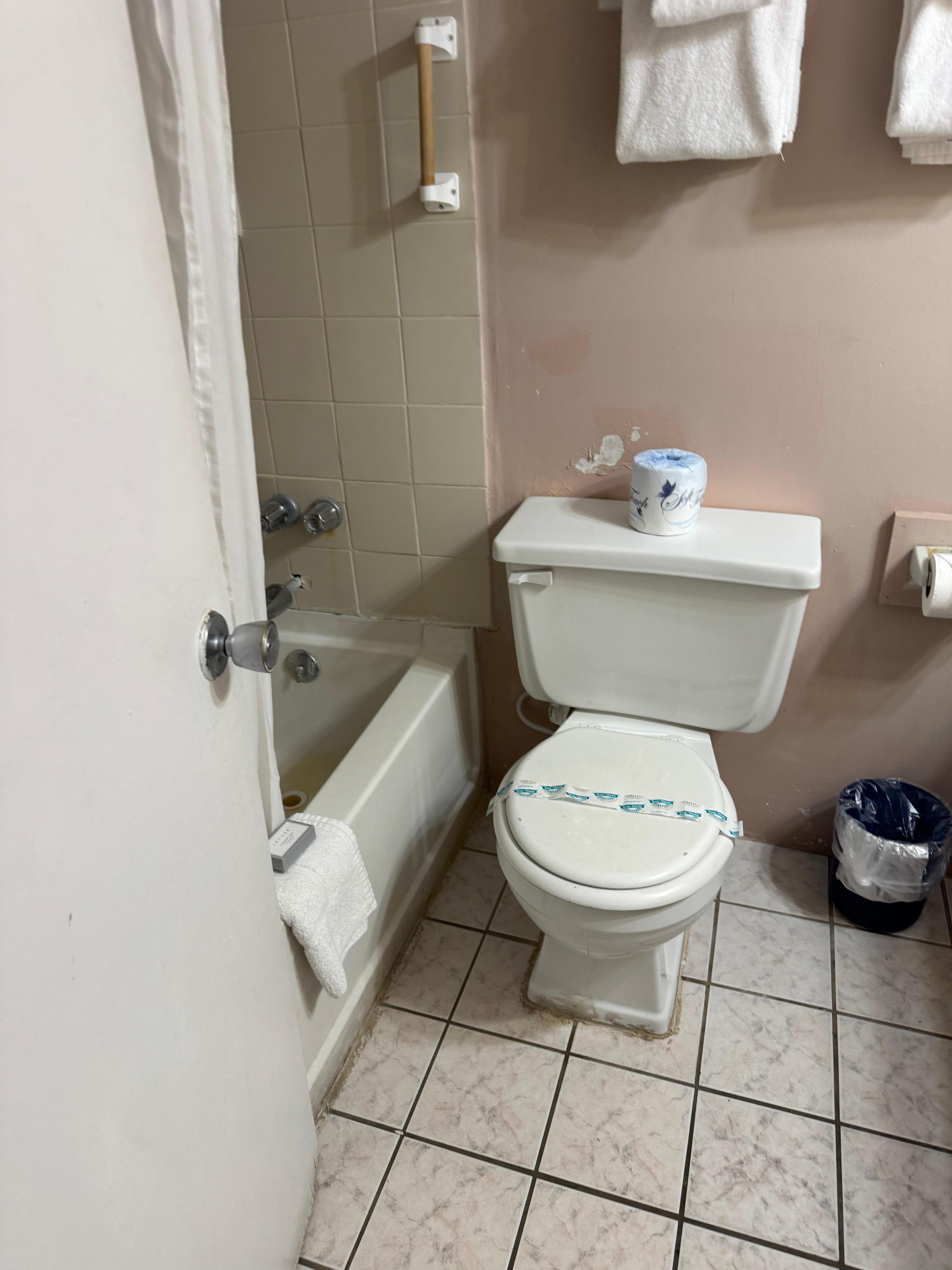 Bathroom was ‘cleanish’