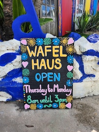 Daily breakfast about 150 yards from the unit!