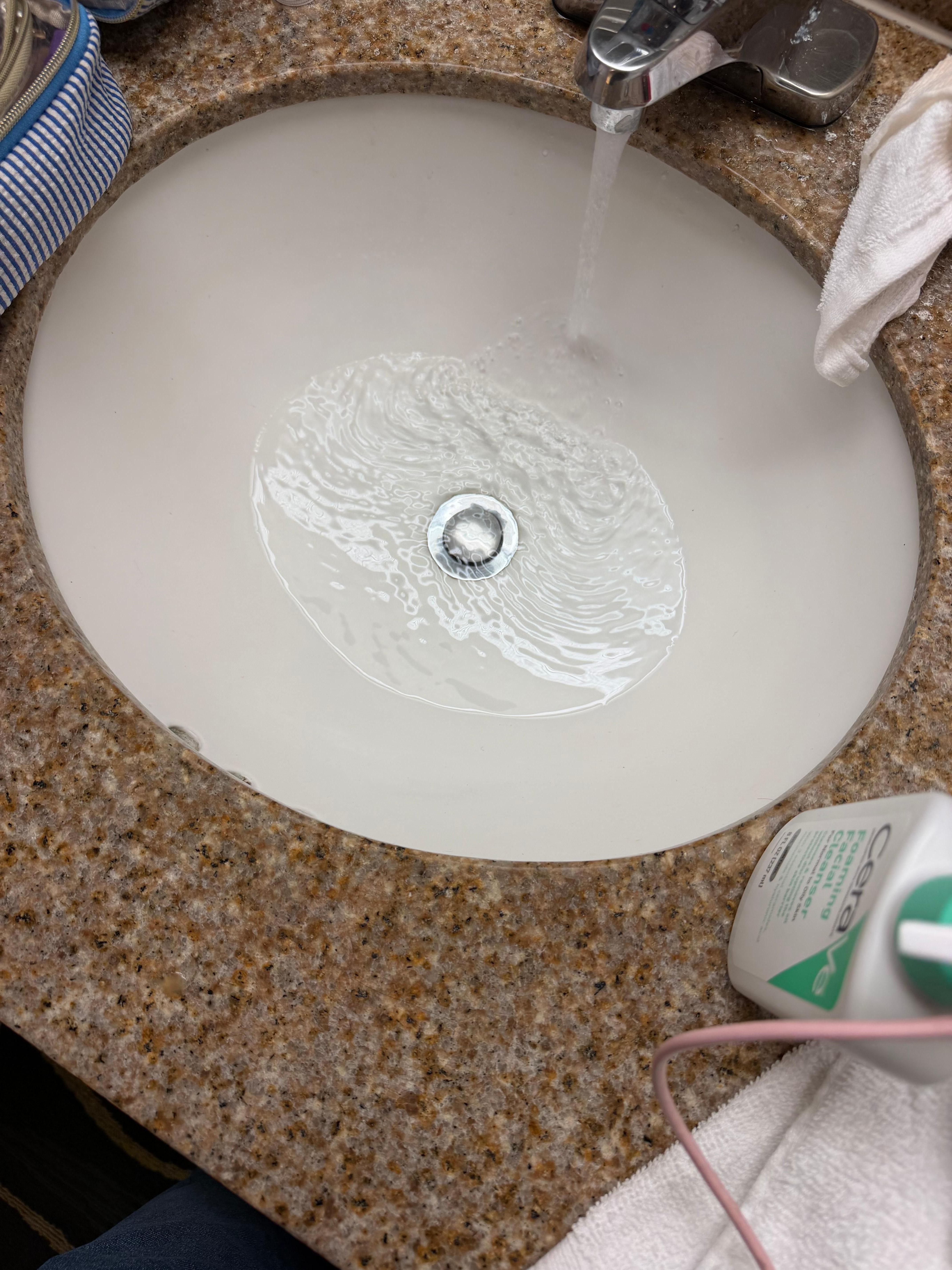 Sink was like this when using