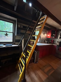 Another view of the ladder
