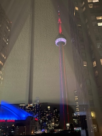 Vue de notre chambre.