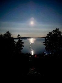 Lower property, moonrise