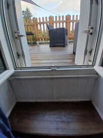 Accès à la terrasse
