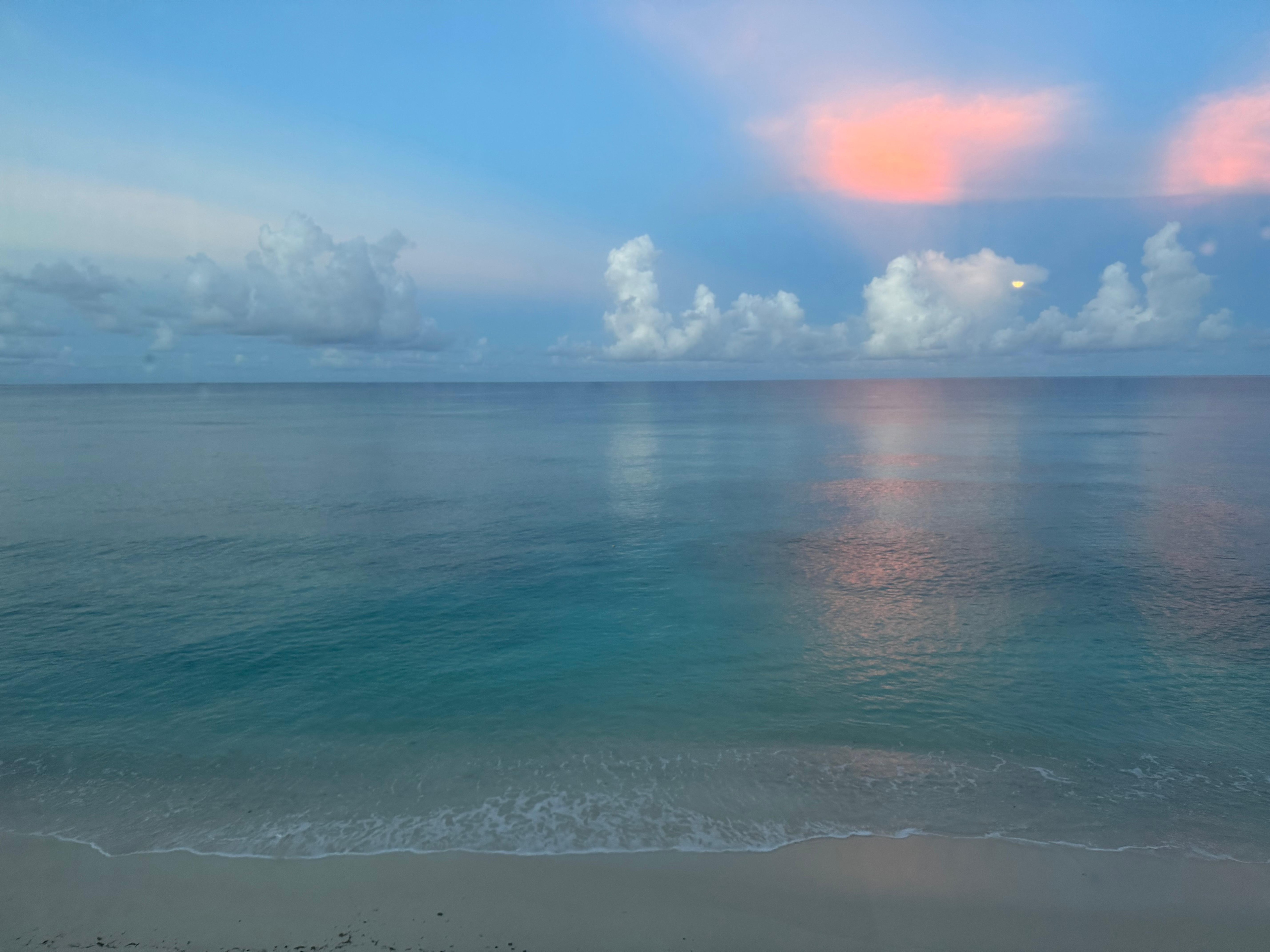 Morning view from the bedroom window