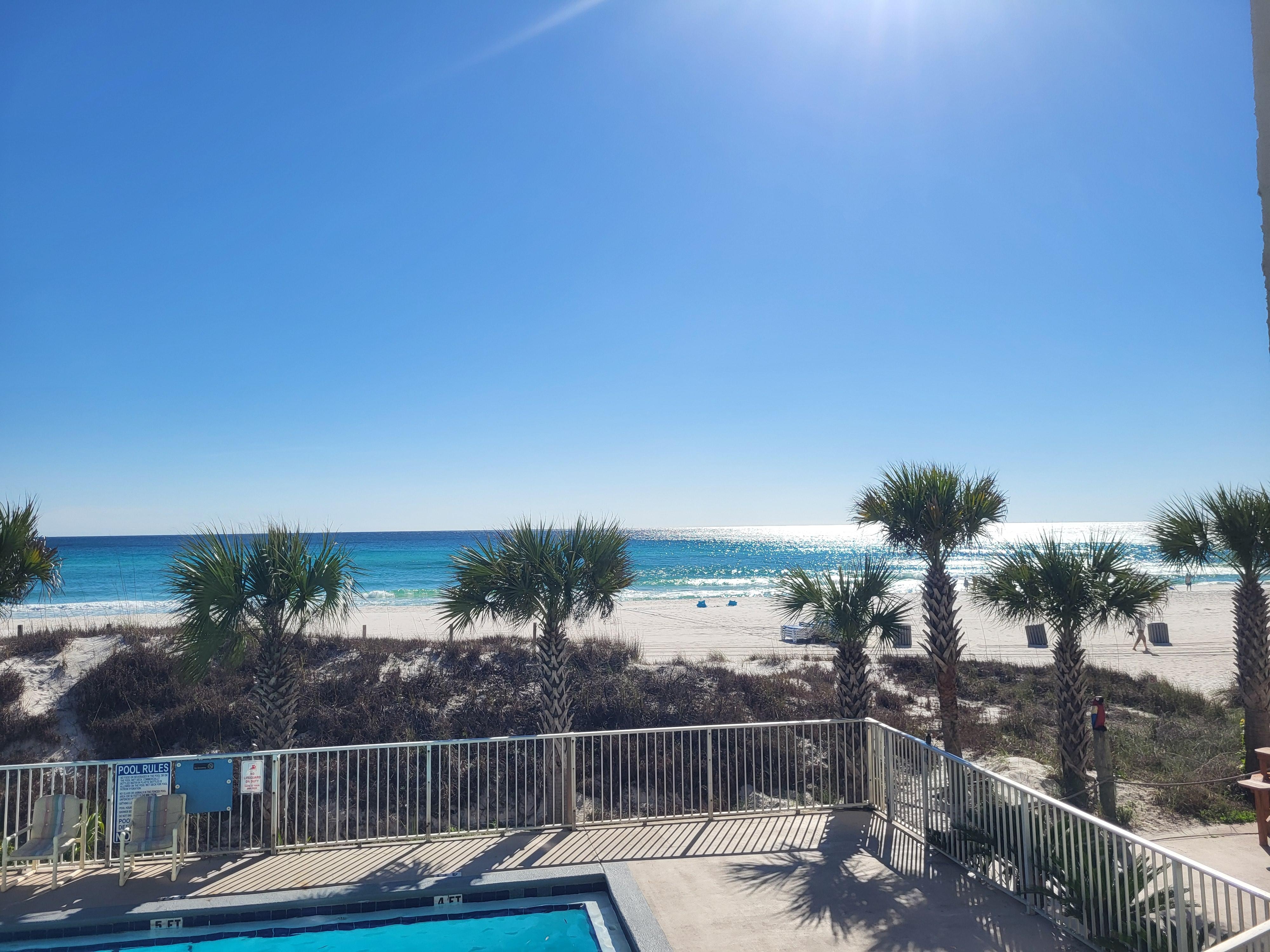 View from room balcony 