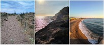 DĂŒnen bei der Platja de Pals, Sonnenaufgang auf dem CamĂ de Ronda bei Sa Riera, Morgenstimmung an der Platja de Pals