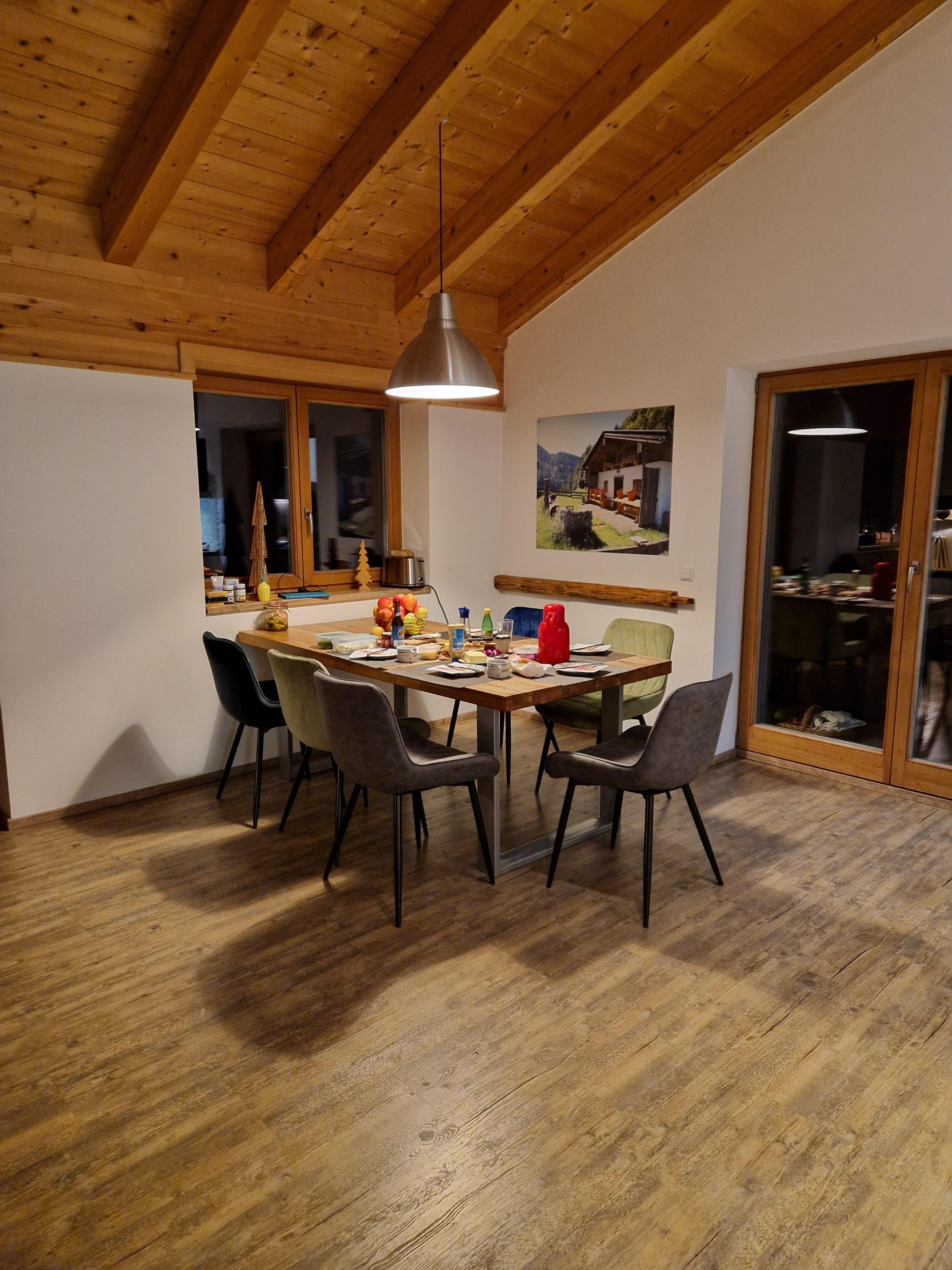 Viel Platz im Wohn/Essbereich