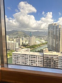Hotel room ocean view right angle