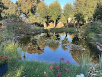 Kleiner Teich im Grundstück