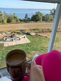 Coffee on the top deck