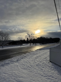 View as I went out for a morning run!