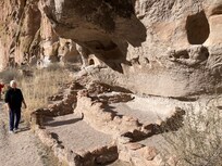 Ancient dwellings at Bandelier National Monument