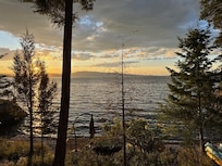 Sunset view from the back door