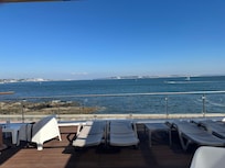 View from the pool bar.