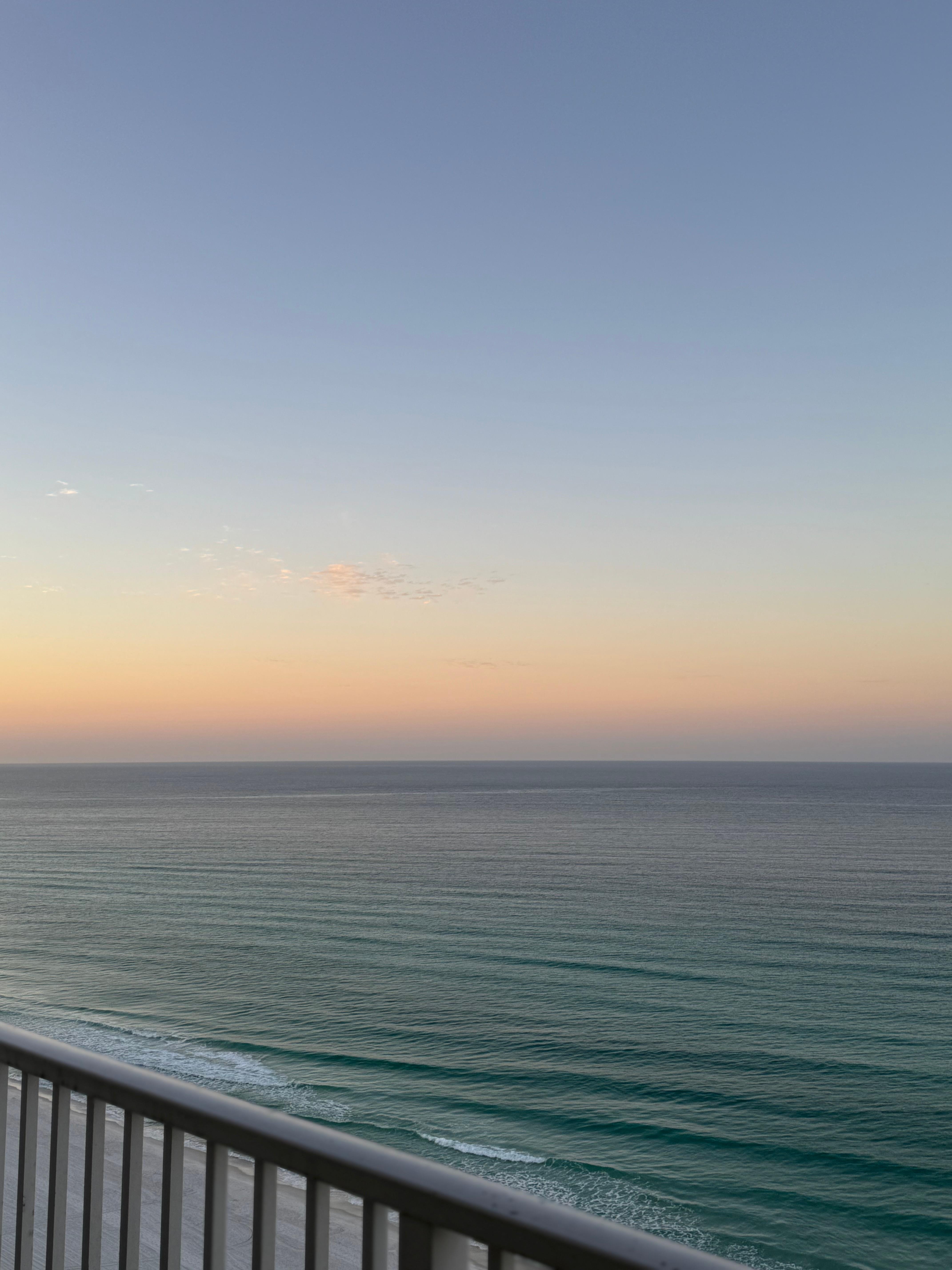 Sunrise from the balcony 