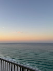 Sunrise from the balcony